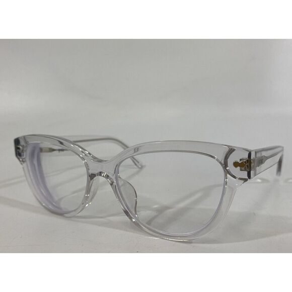 Pair Eyeglasses FRAMES ONLY “The Quinn” Clear Frames 049 55-16-140 W/ Case - Picture 3 of 9